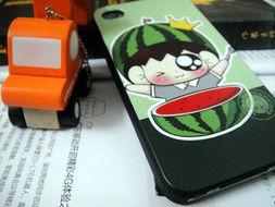 情侣吃瓜手机壳,手机壳见证爱情瞬间